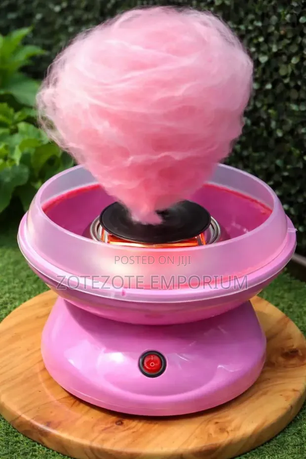 Electric Cotton Candy Machine - Pink - 1