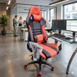 Adjustable Modern Gaming Chair with Headrest & Lumbar Support - 2