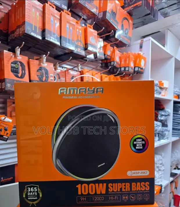 Amaya Bluetooth Speaker - Mpya Kabisa - 1