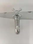 Frencia Classic Crosshead Pillar Tap (Polished Chrome) - 2