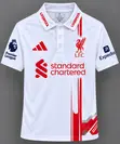 Liverpool FC White Short Sleeve Men's Sports Jersey - 2