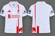 Liverpool FC White Short Sleeve Men's Sports Jersey - 3