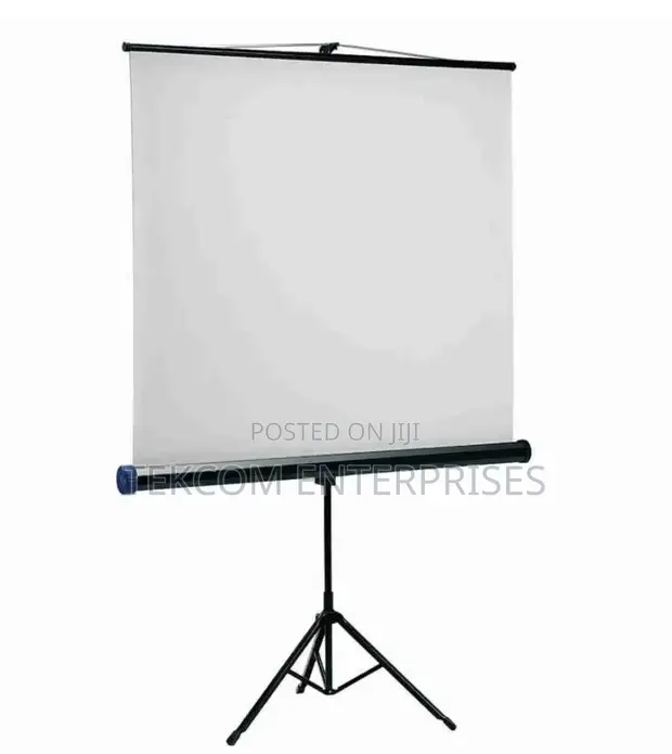Tripod Projector Screen 240 x 240 cm (95" x 95") - 1