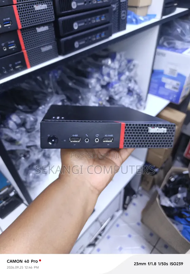 Lenovo ThinkCentre M715 Tiny Desktop PC - Ryzen 5, 8GB RAM, 500GB HDD - 1