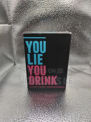 You Lie You Drink Party Card Game