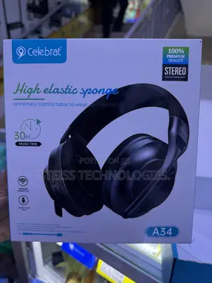 Celebrat A34 Wireless Headphones with Microphone