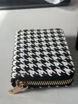Houndstooth Cardholder Wallet - 1
