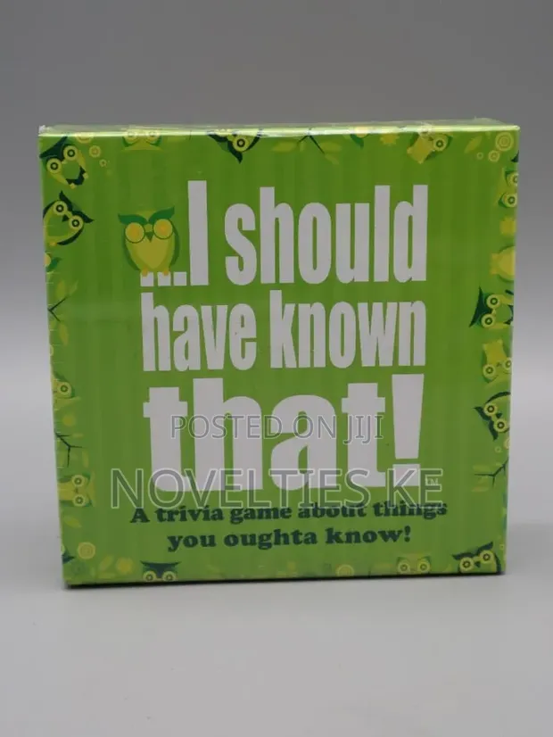 Mchezo wa Trivia wa 'I Should Have Known' - 1