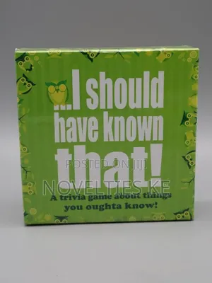 Mchezo wa Trivia wa 'I Should Have Known'