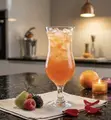 Red Cherry Tulip Goblet Set - Vipande 6, 380ml - 4