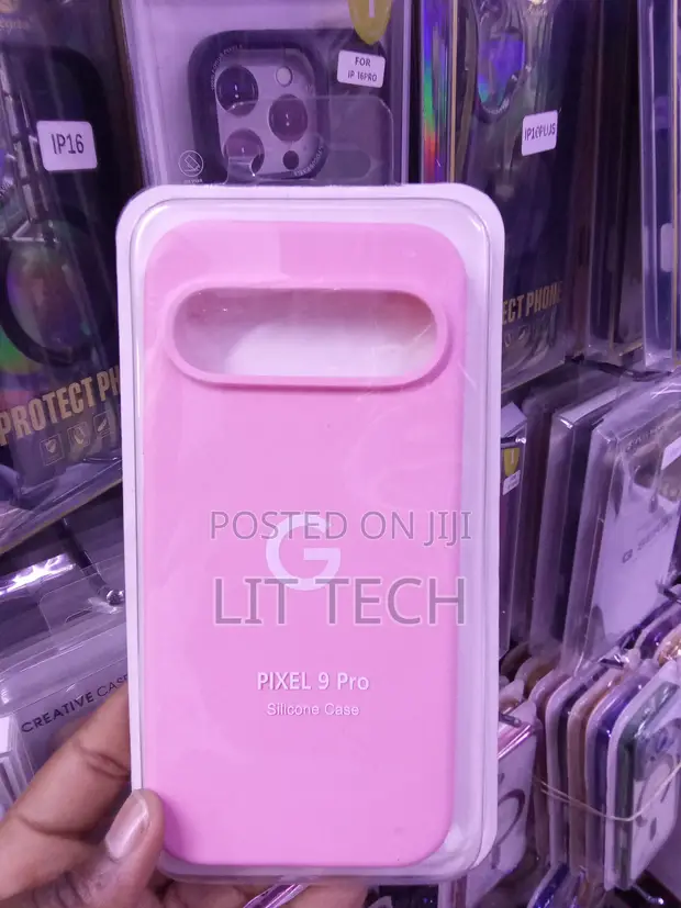 Kifaa Kipya cha Google Pixel 9 Pro cha Silicone - Pink - 1