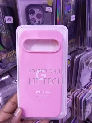 Kifaa Kipya cha Google Pixel 9 Pro cha Silicone - Pink