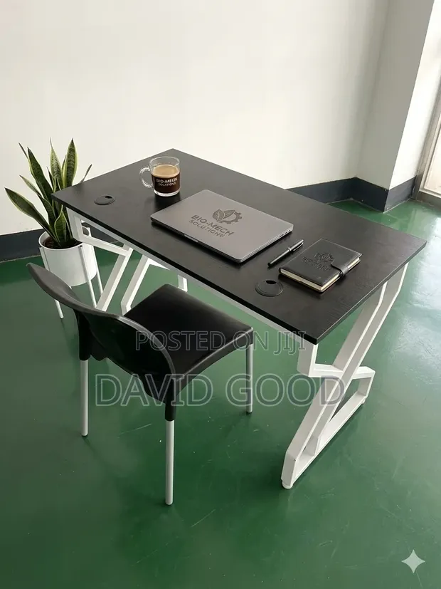 Boss Office Products Double Frame Desk - White - 1