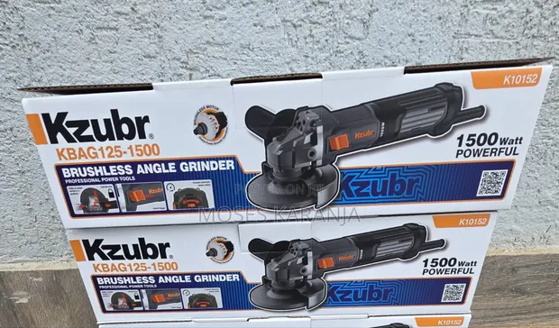 Kzubr 1500W Brushless 4-Inch Angle Grinder - 1