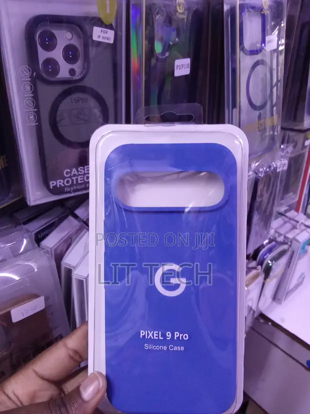 Google Pixel 9 Pro Liquid Silicone Case - Vibrant Royal Blue - 1