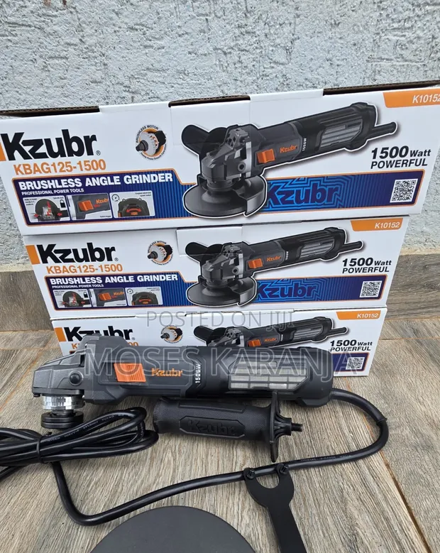 Kzubr 4-Inch Brushless 1500W Angle Grinder - 1