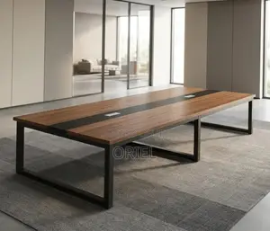 Meza ya Mkutano ya 2.4m - Kahawia