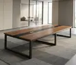 Meza ya Mkutano ya 2.4m - Kahawia - 1