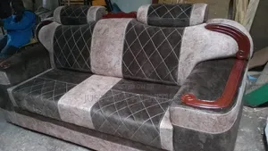 5-Seater Semi-Recliner Sofa Set - Brown