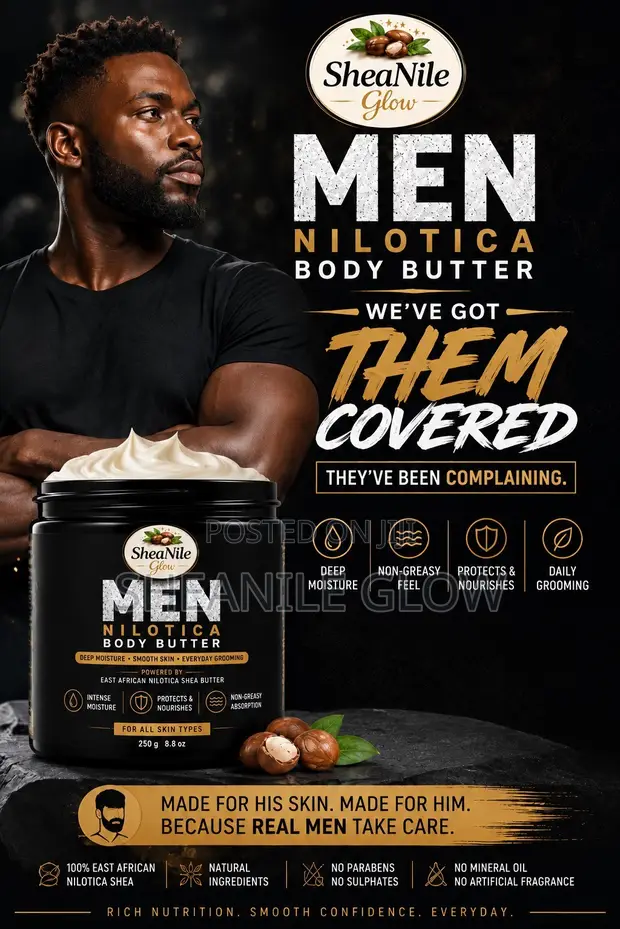 SheaNile Glow Men's Body Butter - 1