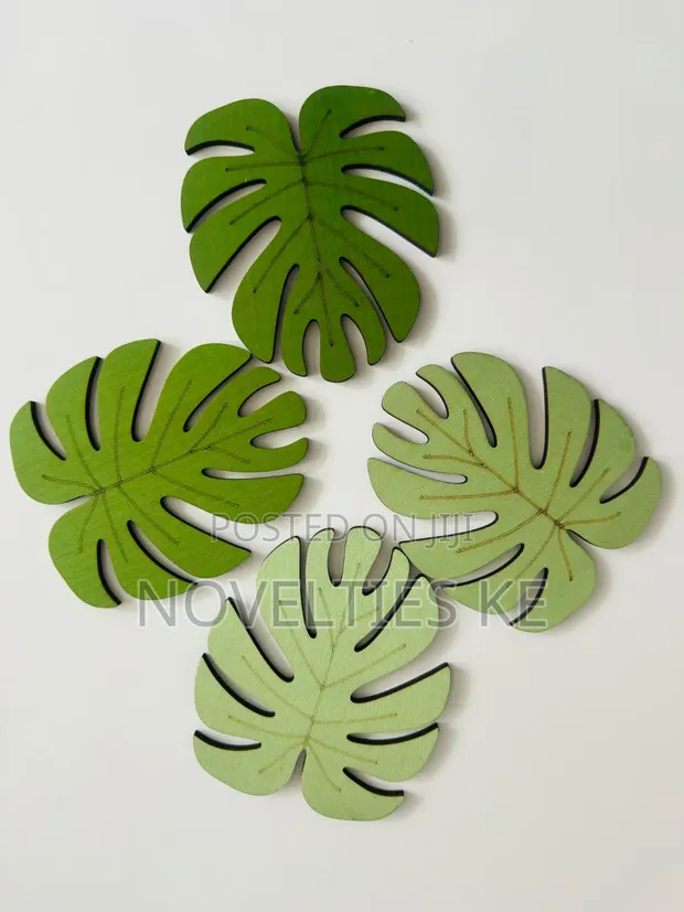 Vifuniko vya Vikombe vya Monstera (4 kwa Seti) - 1