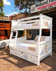 Double Decker Bed for Kids with Pullout Drawer - 2