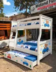 Double Decker Bed for Kids with Pullout Drawer - 4