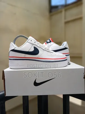 Viatu vya Nike Air Force 1 LV8 1 (GS) "Ribbon White Blue"