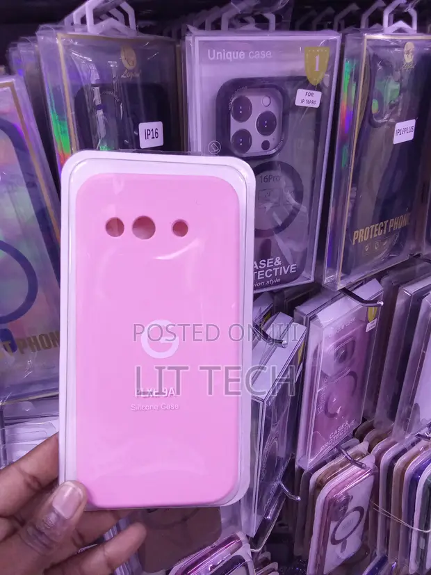 Google Pixel 9a Silicone Case - Pink - 1