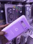 Google Pixel 8 Pro Kifaa cha Kuzuia Mshtuko cha Silicone - Zambarau - 2