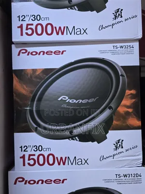 Pioneer TS-W32S4 12-Inch 1500W Subwoofer Speaker