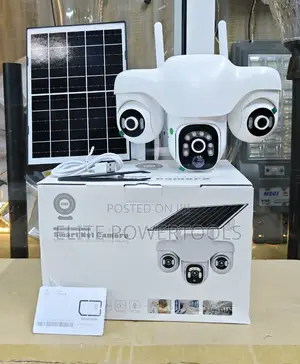 Kamera ya Solar PTZ yenye Triple Lens ya 4G
