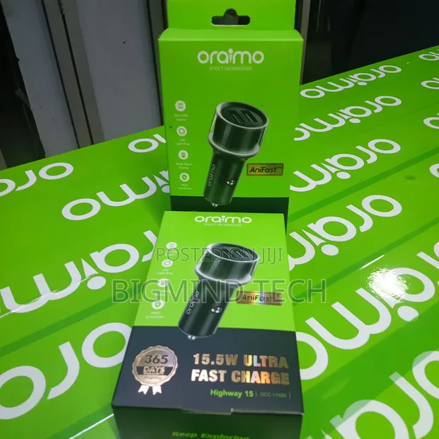 Oraimo Highway 15 OCC-1152D 15.5W Dual USB Car Charger - 1