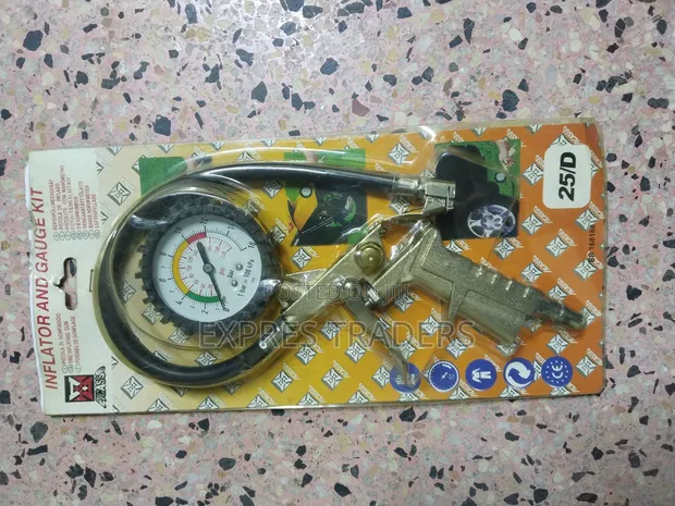 Brand New Inflator and Tyre Gauge Kit - 1