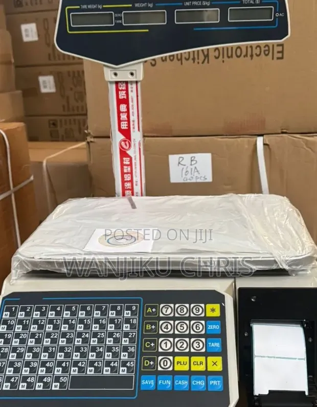 ACS 30KG Electronic Barcode Printing Scale - 1