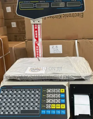 ACS 30KG Electronic Barcode Printing Scale