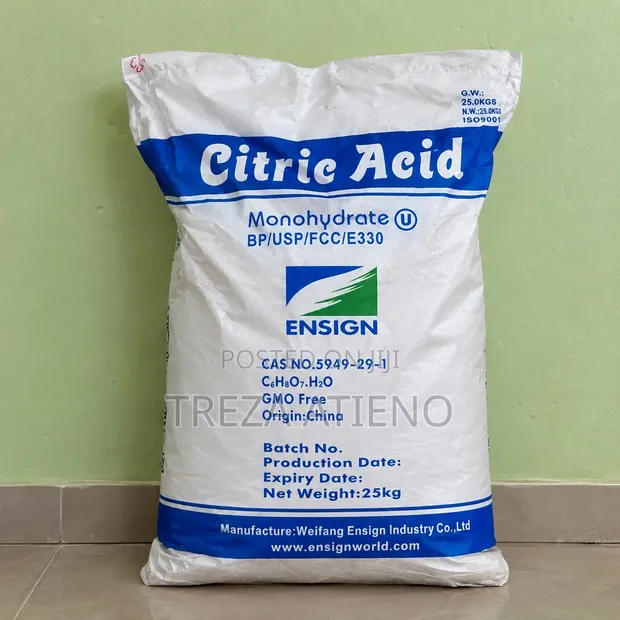 Citric Acid Powder Daraja la Chakula - 25kg - 1