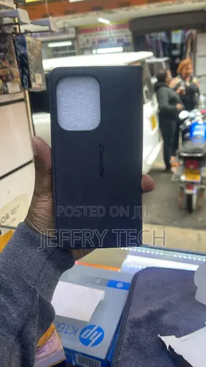Kifaa cha Kufunika Mkoba wa Ngozi wa Bluu Nyeusi kwa Samsung A55