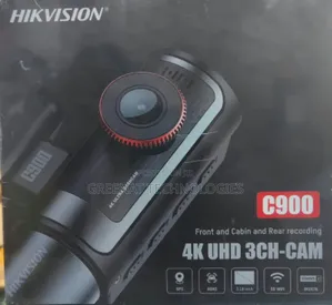 Hikvision C900 UHD 3CH Dashcam (Mbele/Ndani/Nyuma) 3.18" 5G WiFi