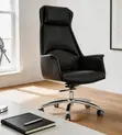 Modern Manager's High-Back Leather Executive Chair - Office Seat - 1