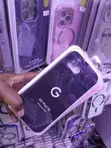 Kava Nyeusi ya Silicone ya Kioevu na Nguo ya Ndani kwa Google Pixel 8a - 2