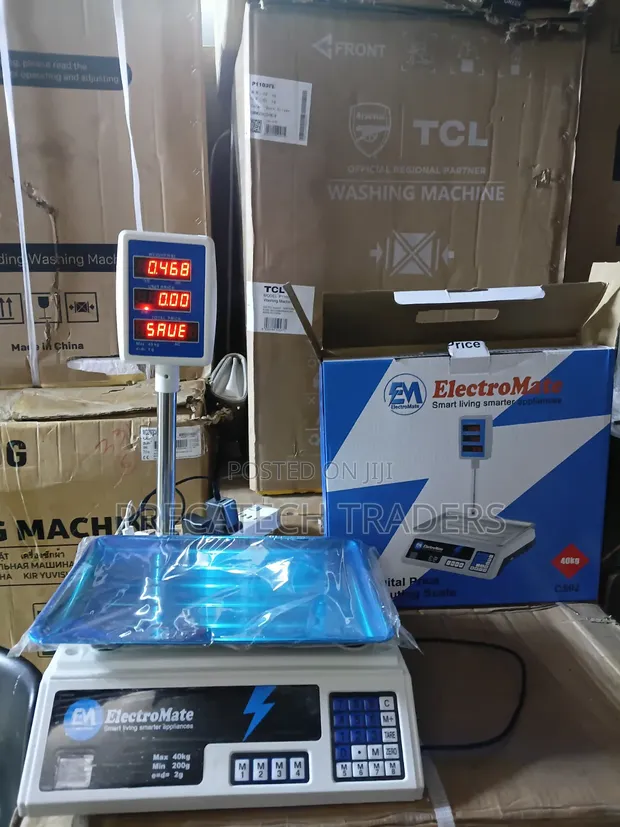 ElectroMate 40KG Electronic Computing Scale - 1