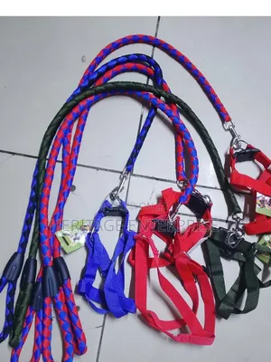 Kamba ya Mbwa / Harness - Kijani, Bluu, Nyeusi