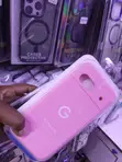 Kifaa cha Pink Liquid Silicone kwa Google Pixel 8a - 1