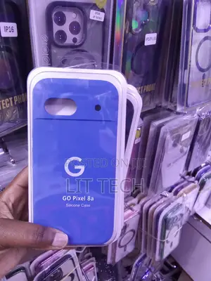 Google Pixel 8a Blue Liquid Silicone Case