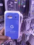 Google Pixel 8a Blue Liquid Silicone Case - 1