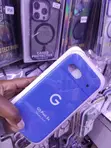 Google Pixel 8a Blue Liquid Silicone Case - 2