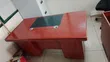 Boss Office Products Mahogany Executive Desk - 2