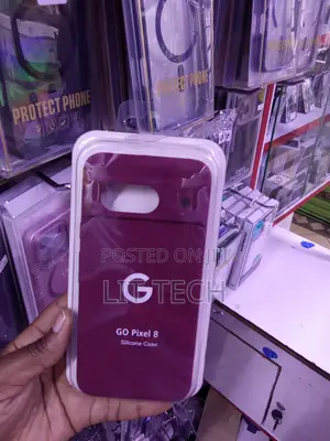 Google Pixel 8 Kesi ya Silicone Nyeusi Nyeusi