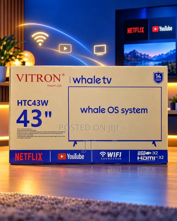 Vitron 43" Smart Whale TV (HTC43W) - 1